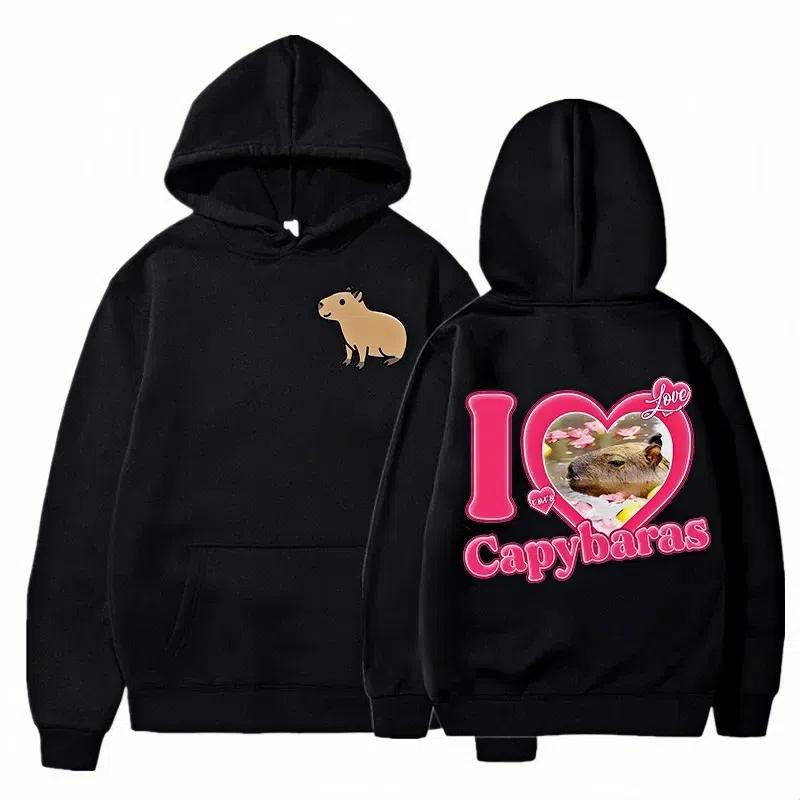 Capybara Fashion Hoodie Women Men Harajuku Pullovers Capibara Gothic Sweatshirt Mange Cute Y2k Hoody Cartoon korean style hooded S
Capybara Fashion Hoodie Women Men Harajuku Pullovers Capibara Gothic Sweatshirt Mange Cute Y2k Hoody Cartoon korean style hooded S