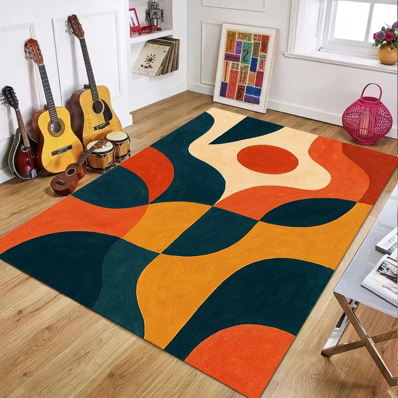 Retro Abstract Area Rug Soft Non-Slip Washable Carpet Vintage Modern Geometric Floor Mat for Living Room Bedroom Minimalist 40x60cm
Retro Abstract Area Rug Soft Non-Slip Washable Carpet Vintage Modern Geometric Floor Mat for Living Room Bedroom Minimalist 40x60cm