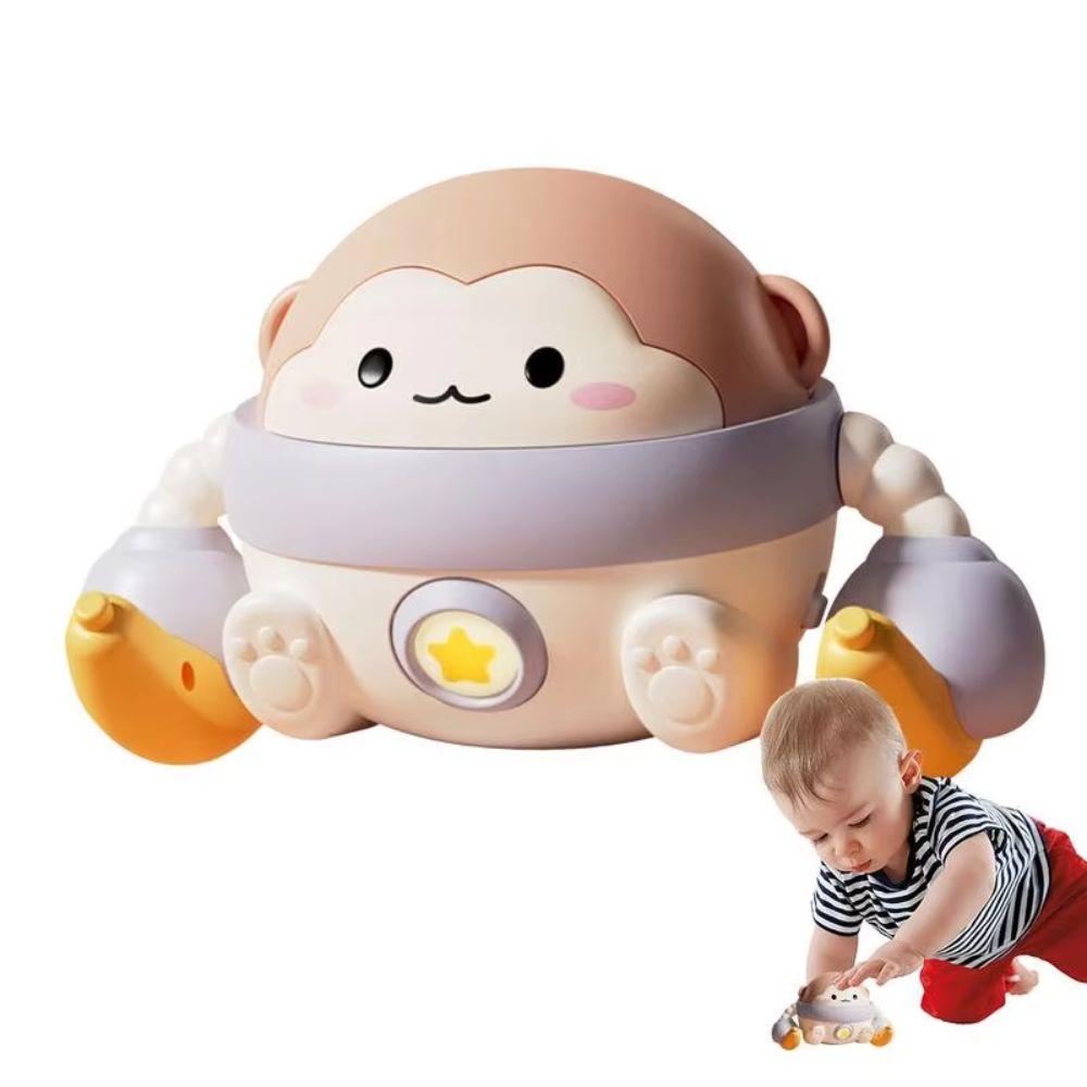 Touches Light Electric Crawling Monkey Toy Electric Tumbling Monkey Toy Rolling Monkey Toy Toys синій
Touches Light Electric Crawling Monkey Toy Electric Tumbling Monkey Toy Rolling Monkey Toy Toys синій