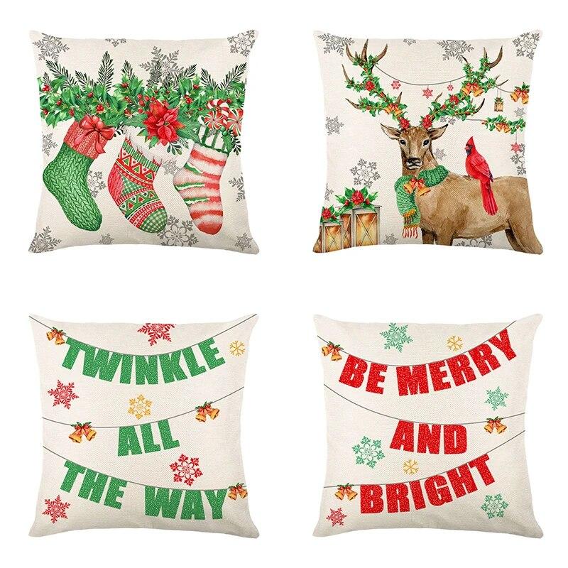 45x45cm Merry Christmas Pillowcase Glittering All the Way Moose Pillow Home Merry Christmas 2024 Sofa Cushion Cover
45x45cm Merry Christmas Pillowcase Glittering All the Way Moose Pillow Home Merry Christmas 2024 Sofa Cushion Cover