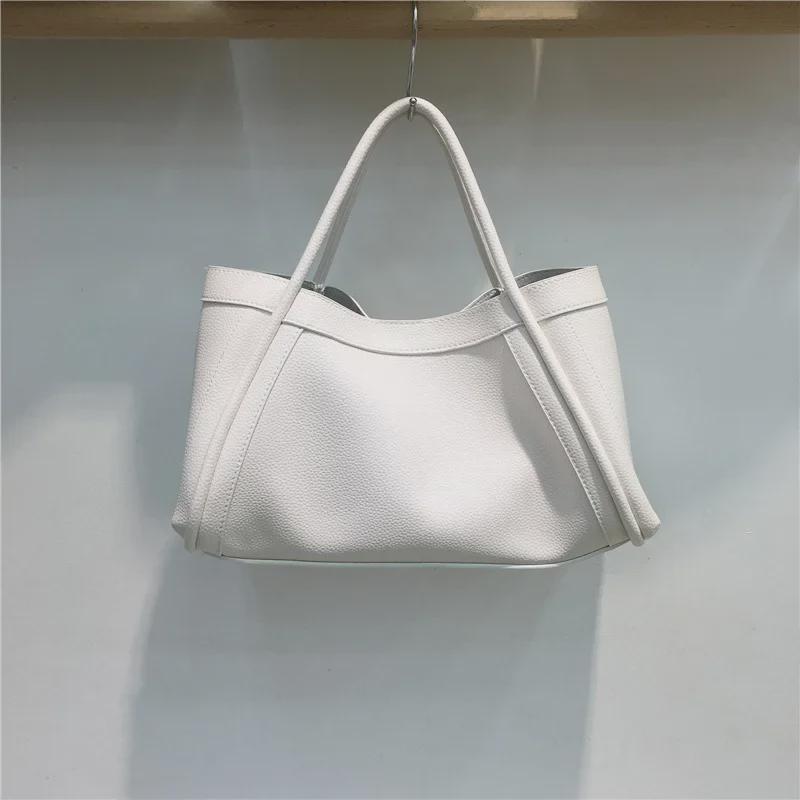 Сумка-тоут великої місткості на плече та через плече в корейському стилі - Стильна сумка для мами та дитини білий
Сумка-тоут великої місткості на плече та через плече в корейському стилі - Стильна сумка для мами та дитини білий