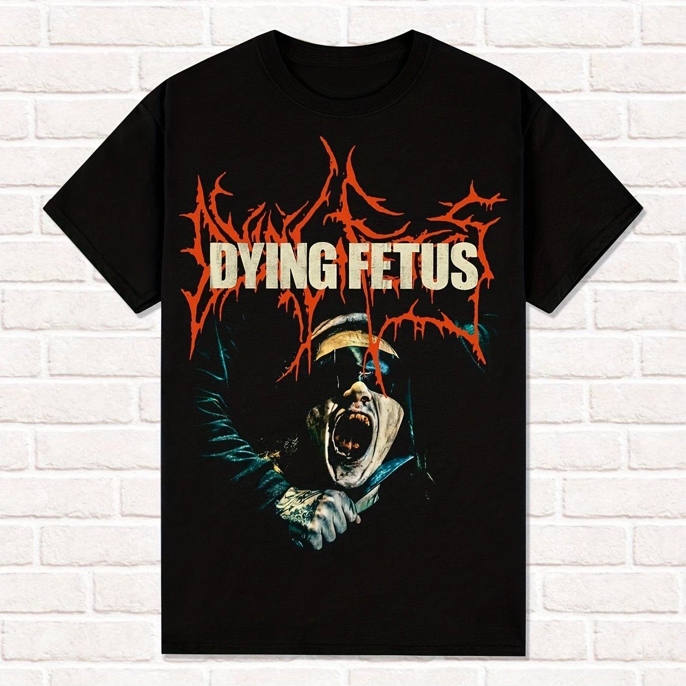 Dying Fetus Violent Death T-shirt Logo and Pattern for Men and Women, Casual Street Style, Four Seasons Universal Print 5XL різнокольоровий
Dying Fetus Violent Death T-shirt Logo and Pattern for Men and Women, Casual Street Style, Four Seasons Universal Print 5XL різнокольоровий