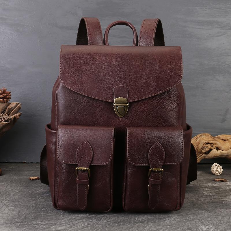 Double-shoulder Backpack, Retro Genuine Leather Backpack, Women s Top-grade Cowhide Travel Bag кавовий
Double-shoulder Backpack, Retro Genuine Leather Backpack, Women s Top-grade Cowhide Travel Bag кавовий