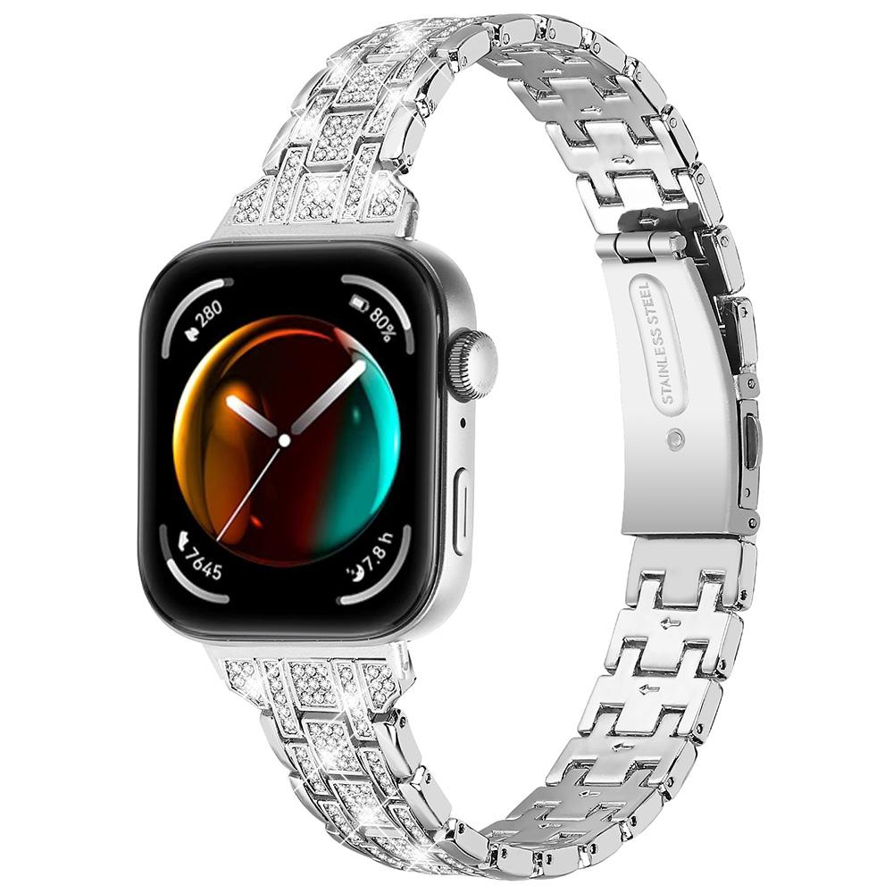 For Huawei Watch Fit 3 Rhinestone Watch Band Five-Bead Metal Strap Bracelet Gold
For Huawei Watch Fit 3 Rhinestone Watch Band Five-Bead Metal Strap Bracelet Gold