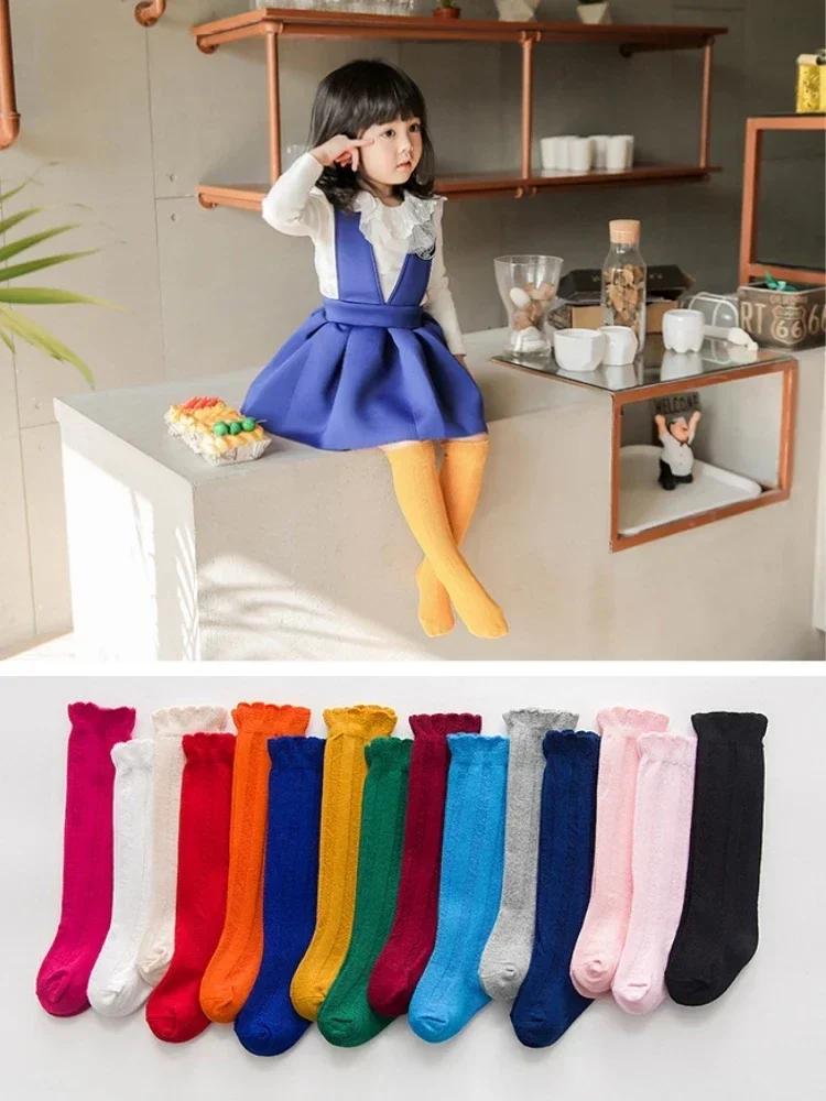 Solid Candy Color Autumn Cotton Double Needle Knee High Socks for Baby Girls Princess 1 To 10 Years Kids Toddler Long Socks 1-3 years old
Solid Candy Color Autumn Cotton Double Needle Knee High Socks for Baby Girls Princess 1 To 10 Years Kids Toddler Long Socks 1-3 years old