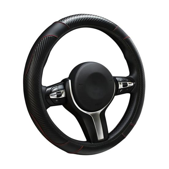 Leather Steering Wheel Cover Non-Slip Car Steering Wrap with Honeycomb Ventilation Holes Stretchy Auto 38cm
Leather Steering Wheel Cover Non-Slip Car Steering Wrap with Honeycomb Ventilation Holes Stretchy Auto 38cm