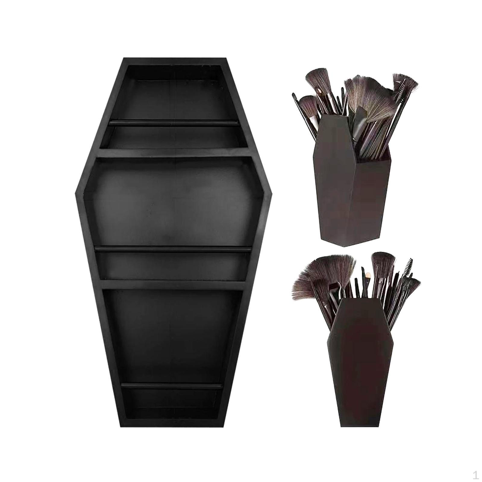 Wall Mounted Cosmetic Storage Rack Wood,with 2 Makeup Brush Holder Organizer,3 Tier,Make up
Wall Mounted Cosmetic Storage Rack Wood,with 2 Makeup Brush Holder Organizer,3 Tier,Make up