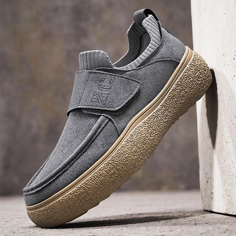 New Fashion Platform Suede Leather Mens Casual Shoes High Quality Men s Thick Bottom Outdoor Fashion Sports Walking Board Shoes 39 сірий колір
New Fashion Platform Suede Leather Mens Casual Shoes High Quality Men s Thick Bottom Outdoor Fashion Sports Walking Board Shoes 39 сірий колір