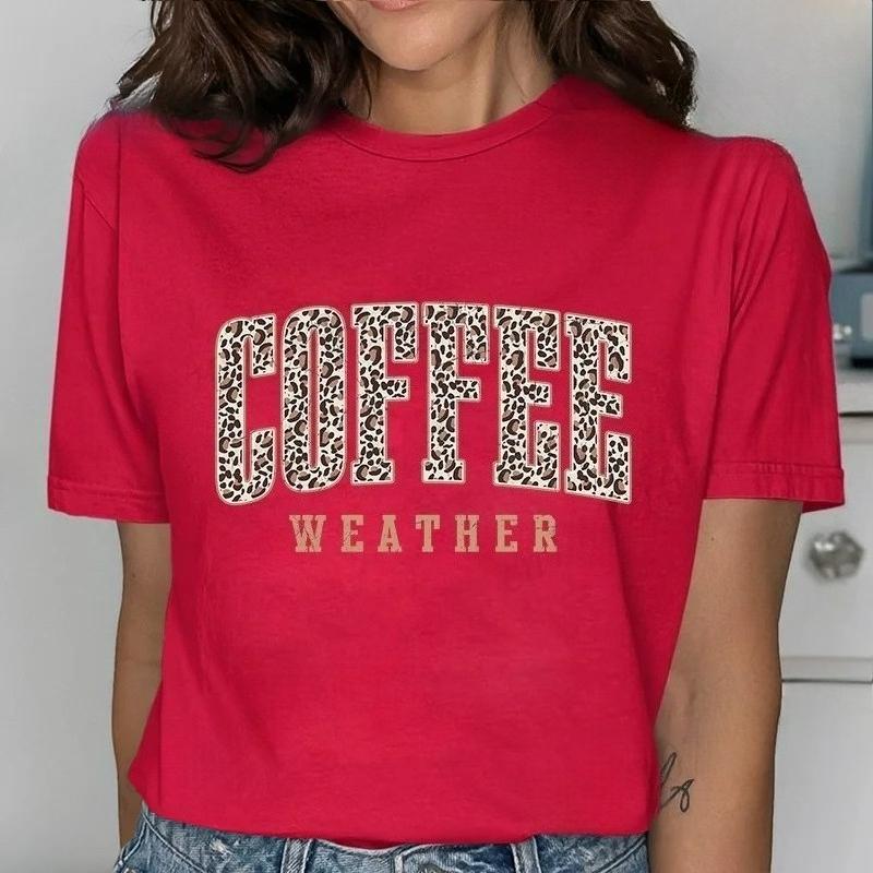 Модная женская футболка с принтом букв COFFEE, круглым вырезом, короткими рукавами, универсальная, повседневная S
Модная женская футболка с принтом букв COFFEE, круглым вырезом, короткими рукавами, универсальная, повседневная S