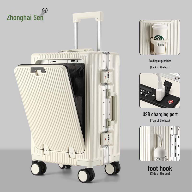 Zhonghaisen 24-inch Front-Opening Spinner Luggage
Zhonghaisen 24-inch Front-Opening Spinner Luggage