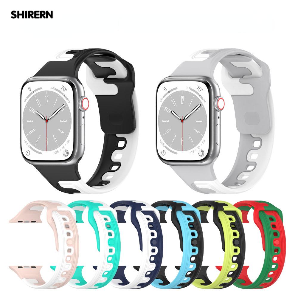 Силиконовый ремешок для Apple Watch Band 44 мм, 40 мм, 45 мм, 49 мм, 41 мм, 38 мм, 42 мм, двухцветный браслет iwatch series se 7 3 6 8 Ultra Band
Силиконовый ремешок для Apple Watch Band 44 мм, 40 мм, 45 мм, 49 мм, 41 мм, 38 мм, 42 мм, двухцветный браслет iwatch series se 7 3 6 8 Ultra Band
