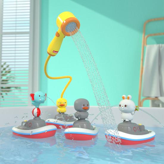 1 комплект, игрушки для ванной с животными, детская мультяшная лодка, электрический разбрызгиватель-компаньон, игрушка для ванны, интерактивные игрушки
1 комплект, игрушки для ванной с животными, детская мультяшная лодка, электрический разбрызгиватель-компаньон, игрушка для ванны, интерактивные игрушки