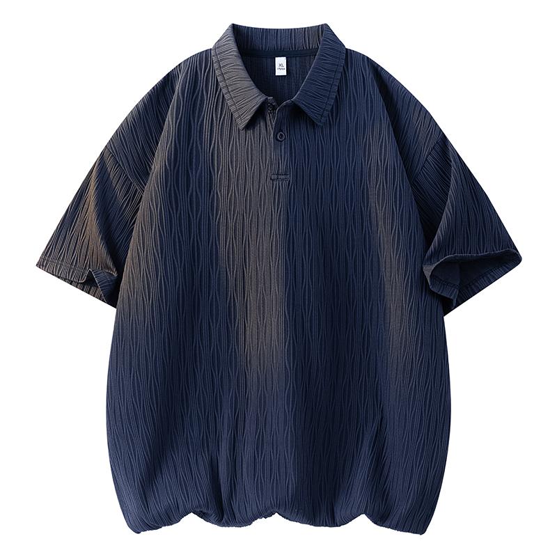 Lapel Short Sleeve Polo Shirt Men s Loose Casual Top XL темно-синього кольору
Lapel Short Sleeve Polo Shirt Men s Loose Casual Top XL темно-синього кольору