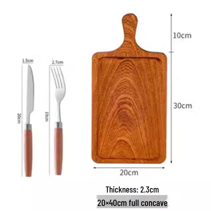 Wenge Wood Serving Platter with Cutlery Set
Wenge Wood Serving Platter with Cutlery Set