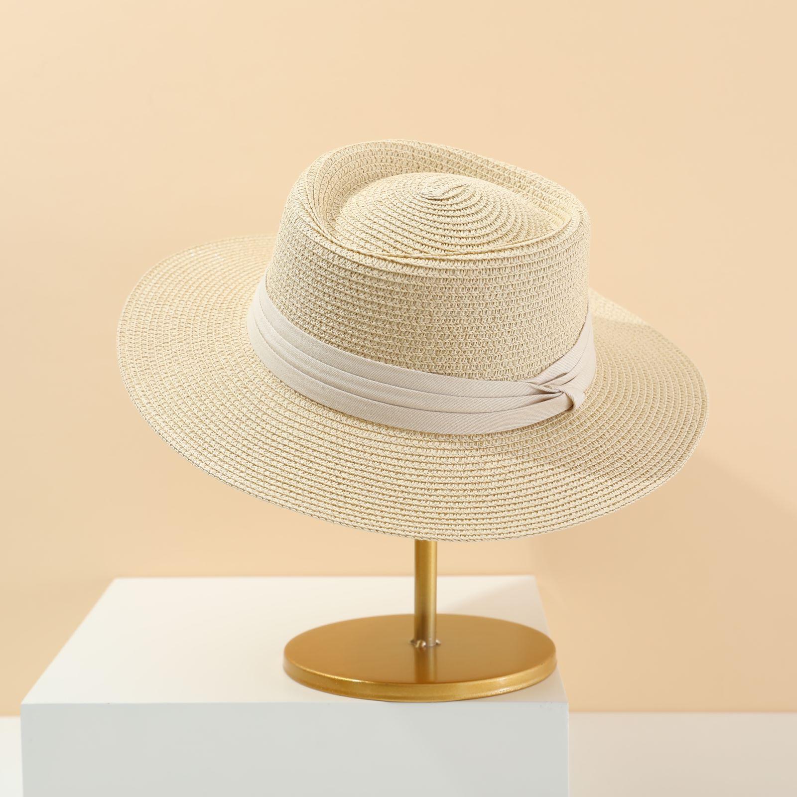 Women British Retro Concave Round Sun Casual Beach Straw Hat With Cotton Ribbon Band 56-58(adult size)
Women British Retro Concave Round Sun Casual Beach Straw Hat With Cotton Ribbon Band 56-58(adult size)
