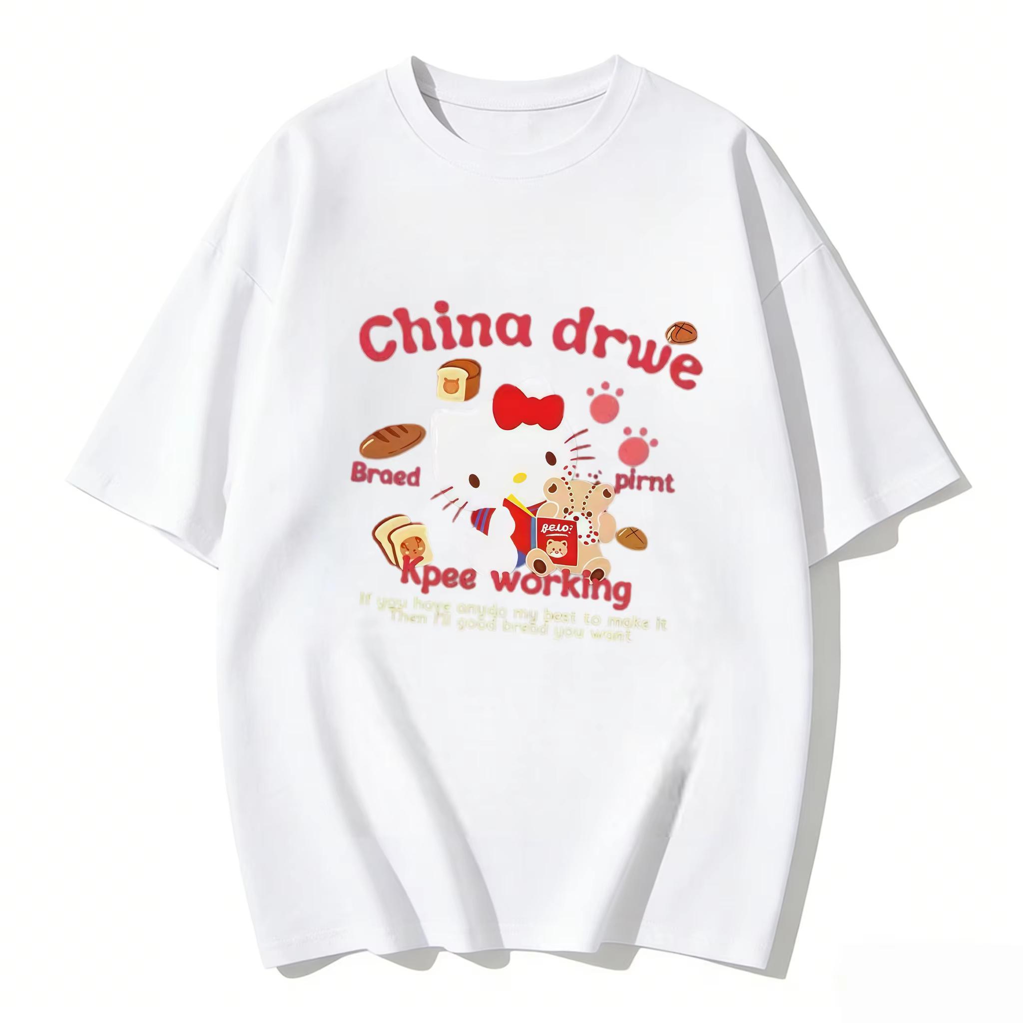 2026 HelloKitty Tee Soft Cotton Short Sleeve Crew Neck Cute Print Lightweight Summer Top for Women Daily Casual Wear S
2026 HelloKitty Tee Soft Cotton Short Sleeve Crew Neck Cute Print Lightweight Summer Top for Women Daily Casual Wear S
