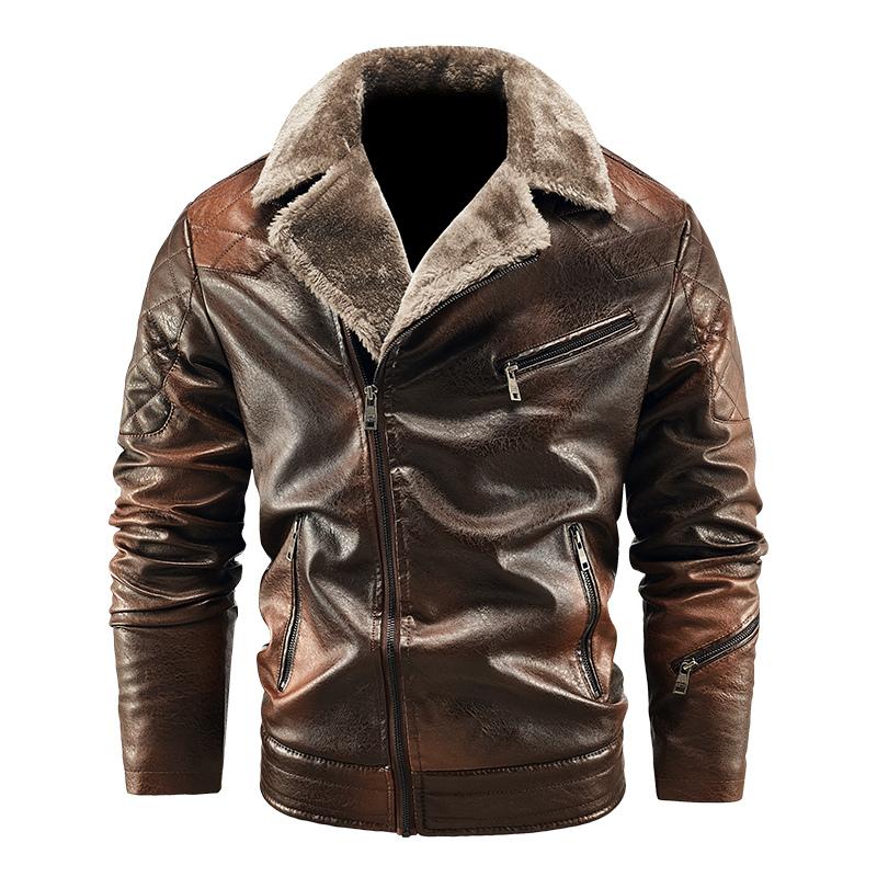 Motorcycle Jacket Fleece Leather Jacket Men s Fur Collar High Quality Fashion Trend New Arrivals Casual Men s Leather Jacket L кавовий
Motorcycle Jacket Fleece Leather Jacket Men s Fur Collar High Quality Fashion Trend New Arrivals Casual Men s Leather Jacket L кавовий