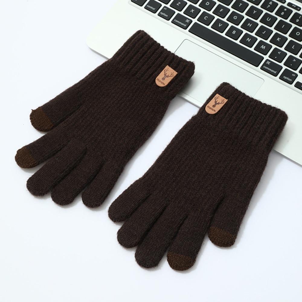Soft Winter Gloves Windproof Men Mittens All-Match Knitted Gloves Winter Style 4
Soft Winter Gloves Windproof Men Mittens All-Match Knitted Gloves Winter Style 4