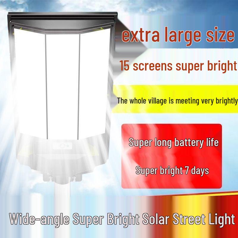 Curved Solar-Powered Waterproof Outdoor Light with Human Radar Induction Trial 1144 - 60 sqm
Curved Solar-Powered Waterproof Outdoor Light with Human Radar Induction Trial 1144 - 60 sqm