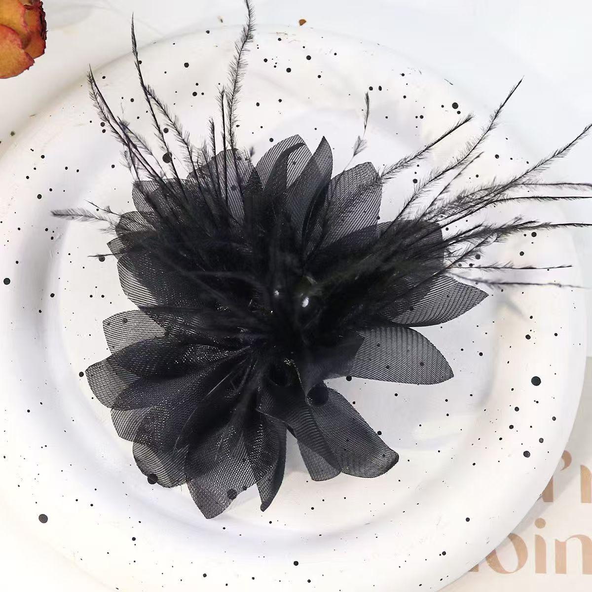 1 шт. Новый патч из перьев, жемчуга и кружева в виде фейерверка, аксессуары для DIY заколки для волос, украшения на грудь чёрный
1 шт. Новый патч из перьев, жемчуга и кружева в виде фейерверка, аксессуары для DIY заколки для волос, украшения на грудь чёрный