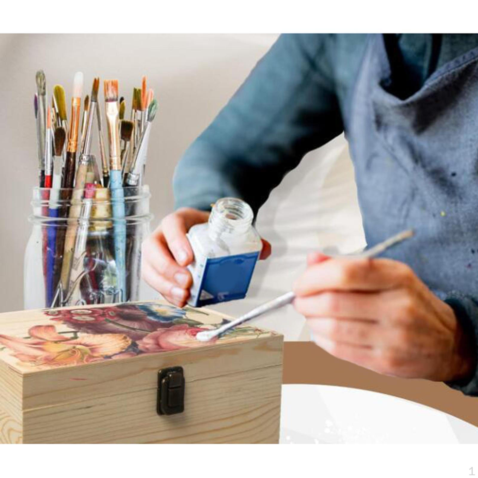 Unfinished Wooden Box Keepsake Multipurpose Jewelry Organizer with Hinged Lid for DIY Party 30.5cmx23.5cmx8cm
Unfinished Wooden Box Keepsake Multipurpose Jewelry Organizer with Hinged Lid for DIY Party 30.5cmx23.5cmx8cm