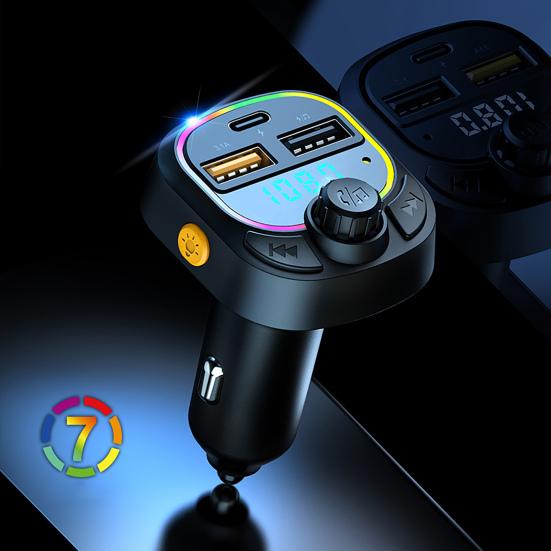 Мощное автомобильное зарядное устройство с RGB-подсветкой, универсальный источник питания 12/24 В
Мощное автомобильное зарядное устройство с RGB-подсветкой, универсальный источник питания 12/24 В