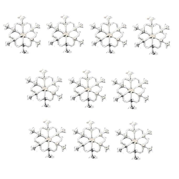 Stand Out with 10pcs Glittering Snowflake Nail Charms Charming Nail Accessories
Stand Out with 10pcs Glittering Snowflake Nail Charms Charming Nail Accessories