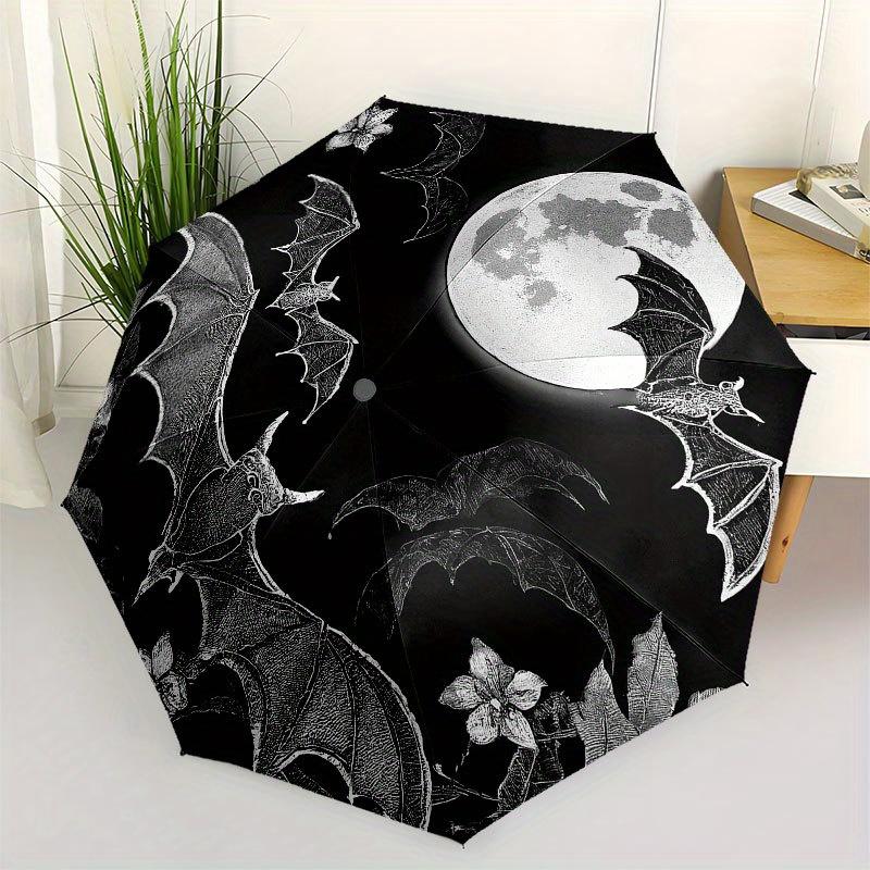 Cute Cartoon Bat Moon Night Umbrella - Portable Folding Umbrella with Durable Iron Frame, 8 Ribs, Automatic Open, All-Season H (as the picture,Iron&8K)
Cute Cartoon Bat Moon Night Umbrella - Portable Folding Umbrella with Durable Iron Frame, 8 Ribs, Automatic Open, All-Season H (as the picture,Iron&8K)