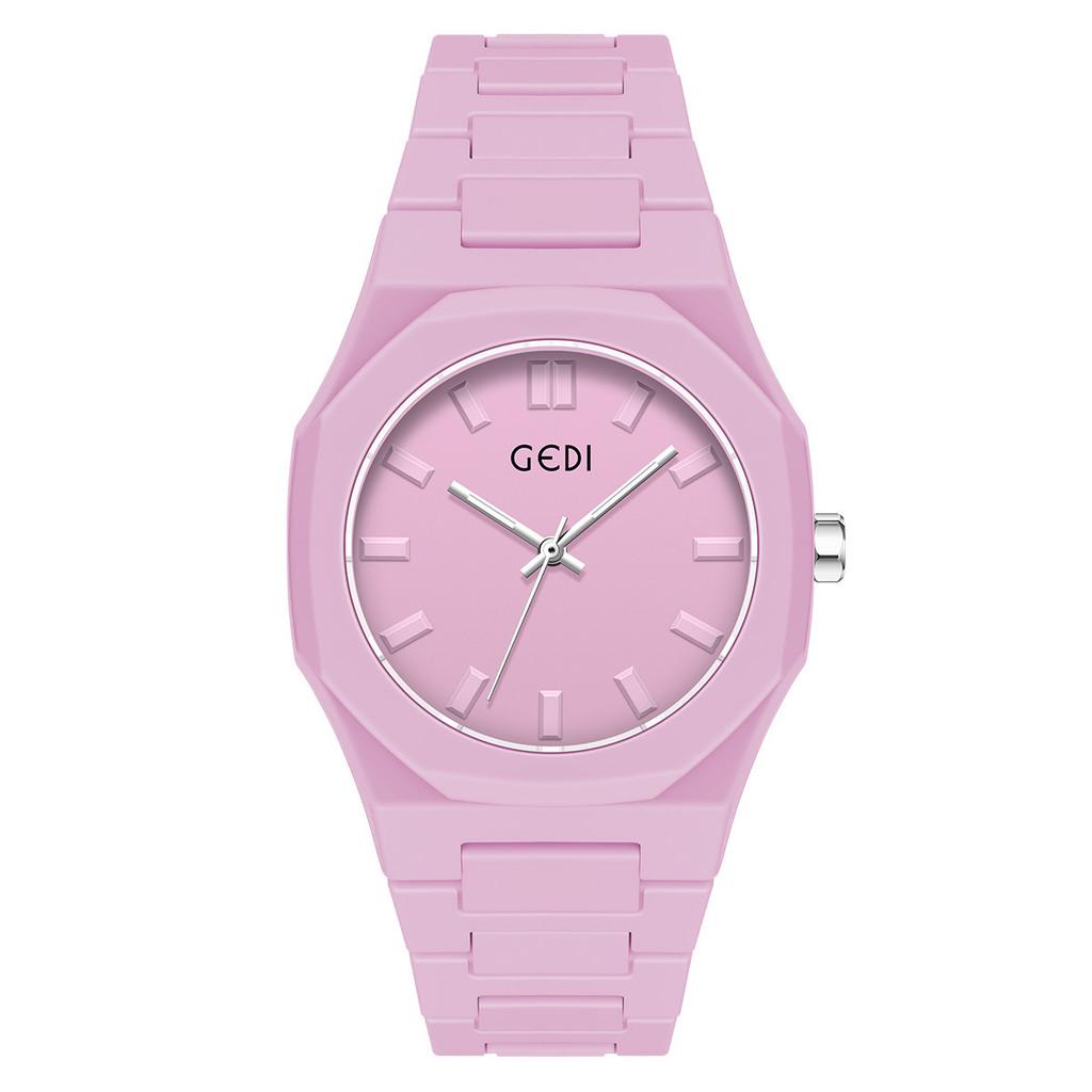 Candy Color Unisex Quartz Watch With Waterproof Resin Strap For Casual Wear Pink
Candy Color Unisex Quartz Watch With Waterproof Resin Strap For Casual Wear Pink