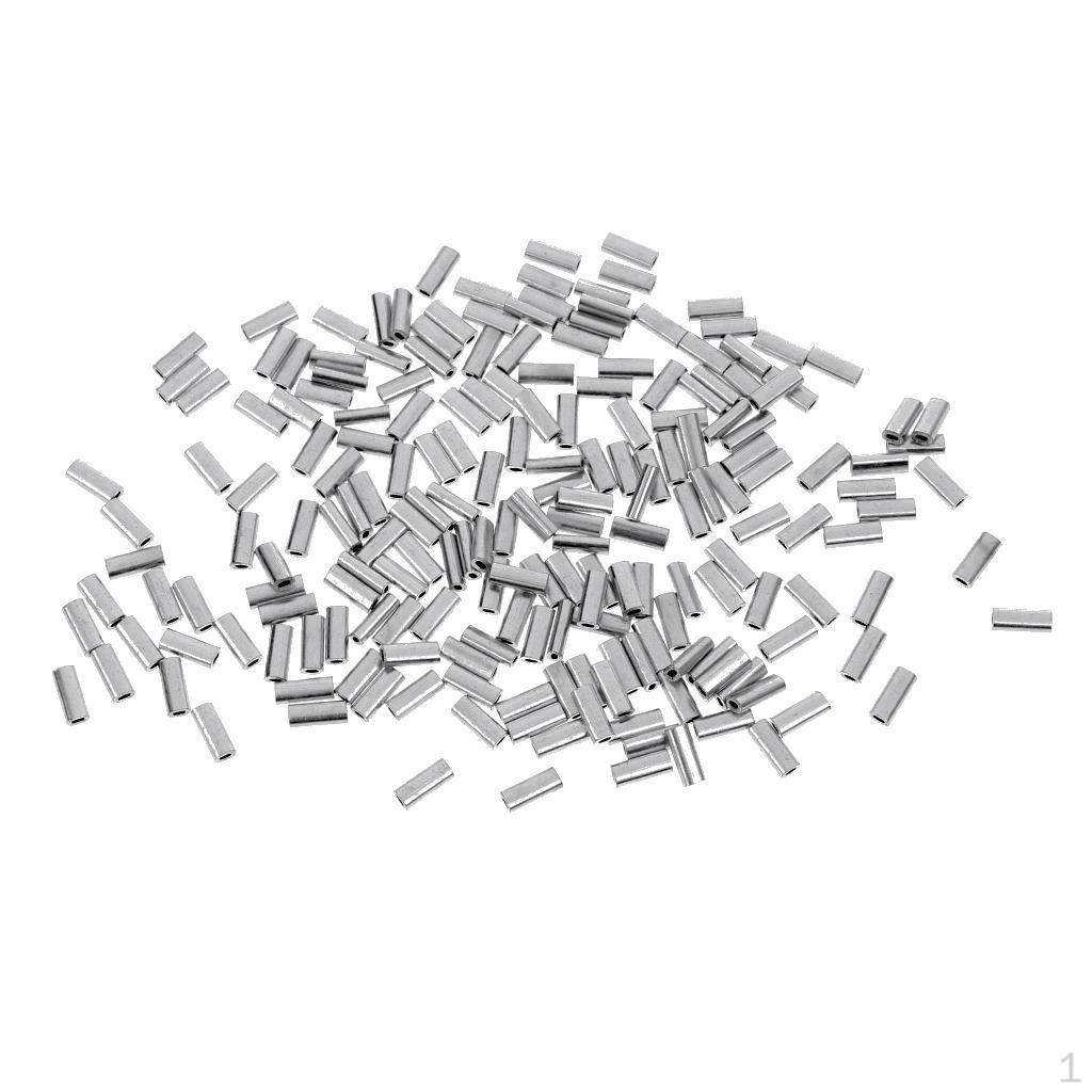 200 Pieces Aluminum Alloy Fishing Line Sleeve Tube 1.5mm
200 Pieces Aluminum Alloy Fishing Line Sleeve Tube 1.5mm