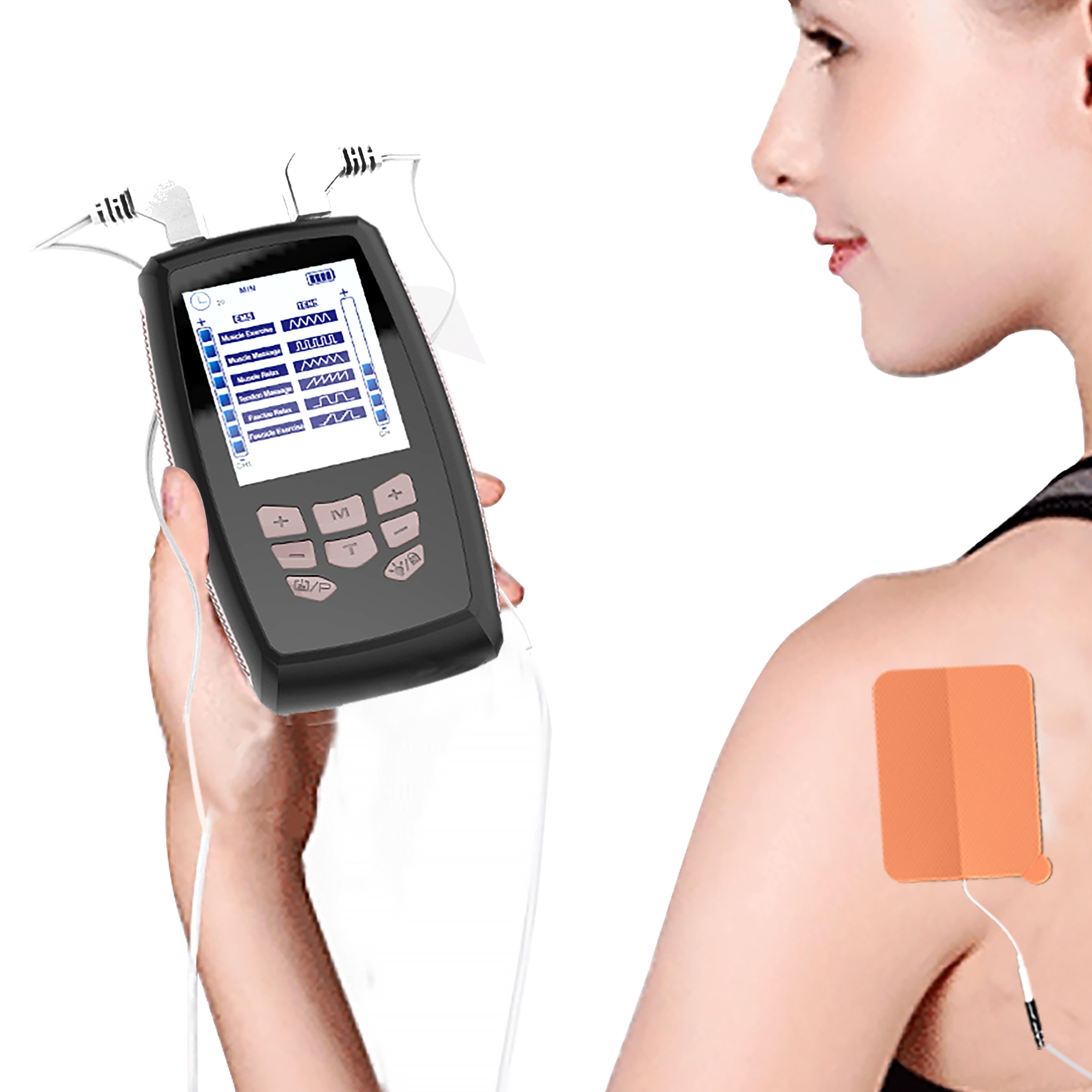 Portable Muscle Stimulator for Pain Relief - Multi-Mode TENS Massager with Adjustable Intensity - Ideal for Workout Recovery & Home Therapy
Portable Muscle Stimulator for Pain Relief - Multi-Mode TENS Massager with Adjustable Intensity - Ideal for Workout Recovery & Home Therapy