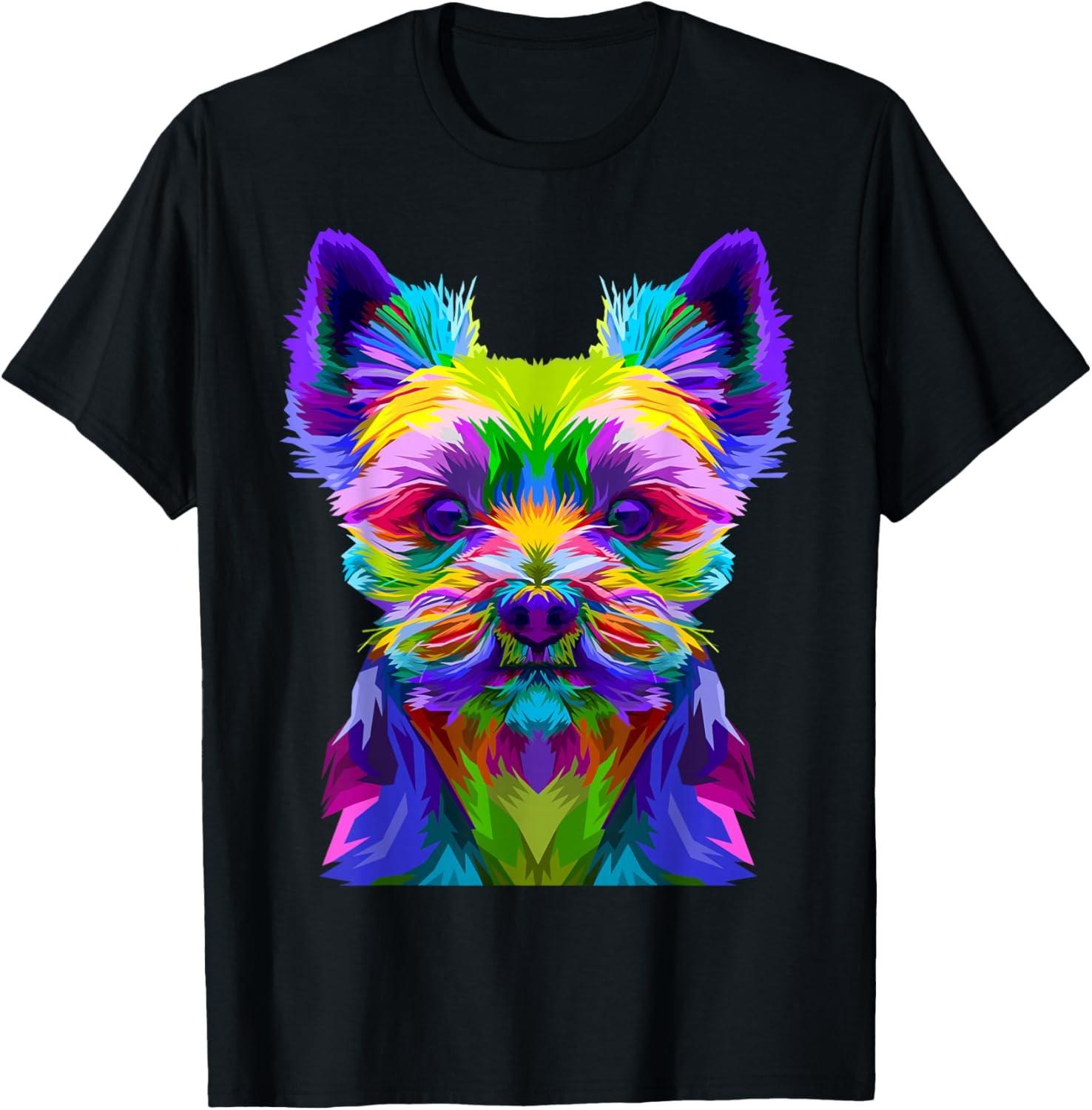 Yorkie Colorful Pop Art Portrait Yorkshire Terrier Owners T-Shirt S разноцветный
Yorkie Colorful Pop Art Portrait Yorkshire Terrier Owners T-Shirt S разноцветный