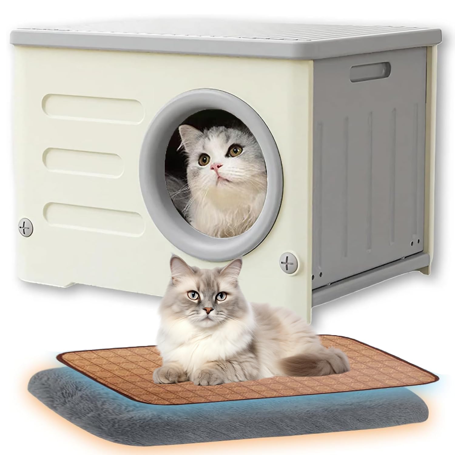 laiqianle Outdoor Cat Pet Dog Small Dog Cat Outdoor Outdoor Cat All Blanket Easy Stray Winter Cooling Mat Included House, House, House, House, House, серый
laiqianle Outdoor Cat Pet Dog Small Dog Cat Outdoor Outdoor Cat All Blanket Easy Stray Winter Cooling Mat Included House, House, House, House, House, серый