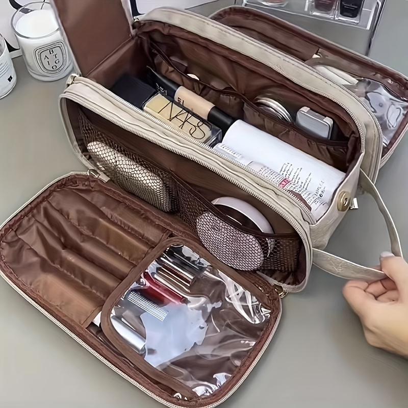 Large Capacity Cosmetic Bag Makeup Toiletries Organizer PU Leather Portable Travel Toiletry Pouch Women Makeup Storage Bags верблюд
Large Capacity Cosmetic Bag Makeup Toiletries Organizer PU Leather Portable Travel Toiletry Pouch Women Makeup Storage Bags верблюд