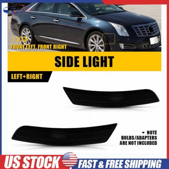2x Smoked Lens Front Side Marker Light Housing Case For 2013-2017 Cadillac XTS
2x Smoked Lens Front Side Marker Light Housing Case For 2013-2017 Cadillac XTS