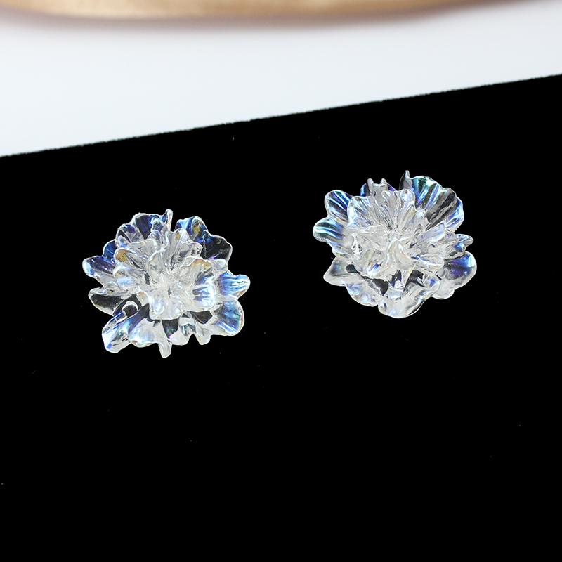 Resin AB Color 3D Carving Flower Big Stud Earring for Women Personality Creative Temperament Simple Zircon Girl Gift Brincos
Resin AB Color 3D Carving Flower Big Stud Earring for Women Personality Creative Temperament Simple Zircon Girl Gift Brincos
