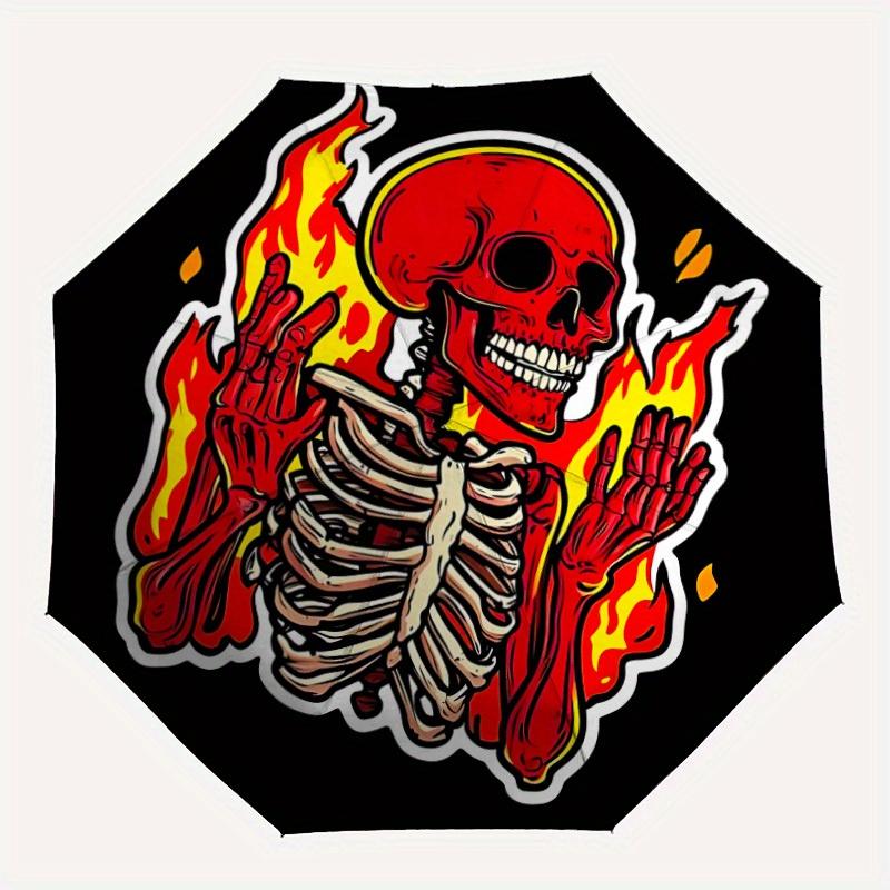 1pc Fiery Skeleton Automatic Opening/closing Umbrella with Auto Open/Close, Windproof, Foldable Sunshade yy250811159
1pc Fiery Skeleton Automatic Opening/closing Umbrella with Auto Open/Close, Windproof, Foldable Sunshade yy250811159
