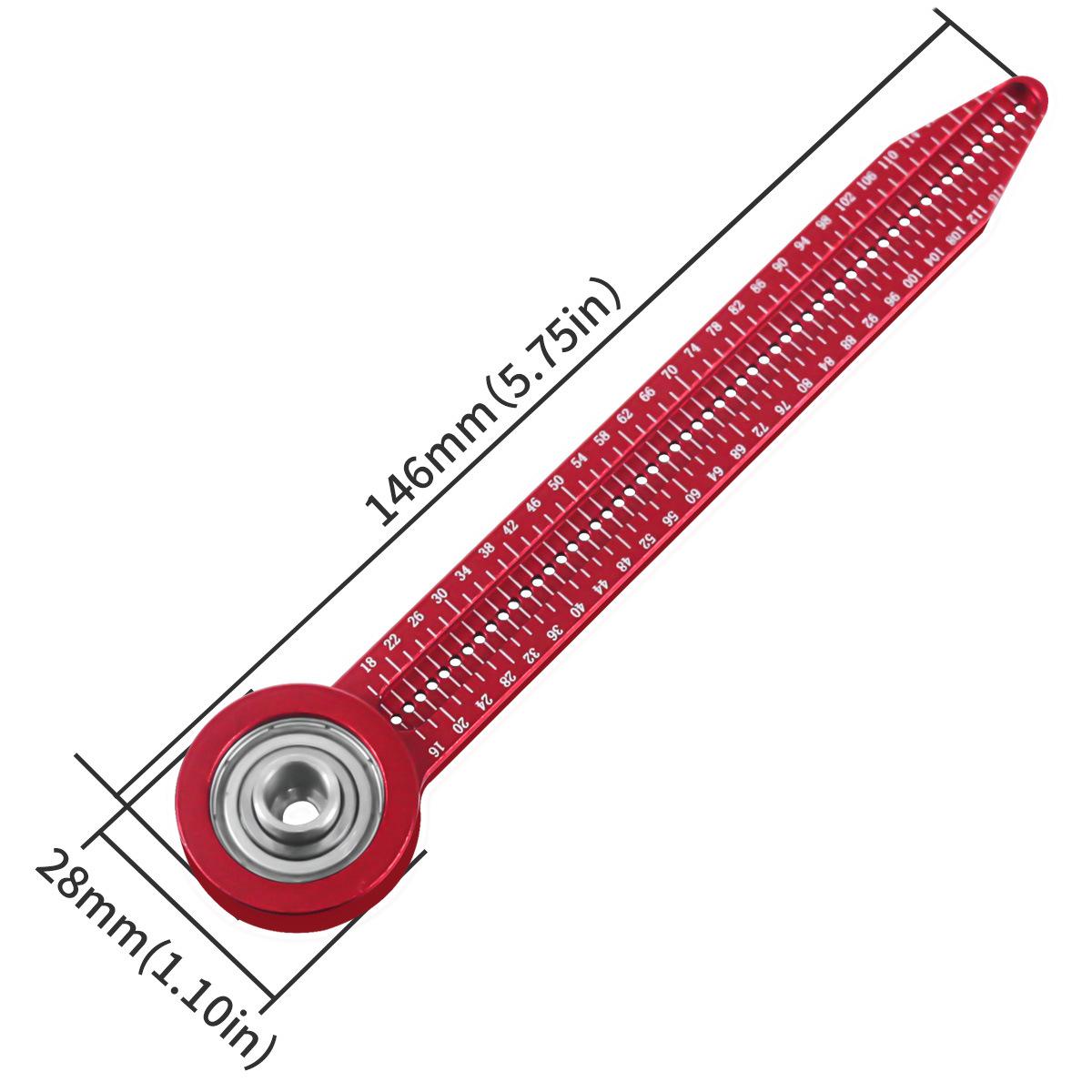 Portable Aluminum Alloy Concentric Drawing Compasses Woodworking Hole Ruler Scribing Diy Scriber Woodworking Positioning Ruler
Portable Aluminum Alloy Concentric Drawing Compasses Woodworking Hole Ruler Scribing Diy Scriber Woodworking Positioning Ruler
