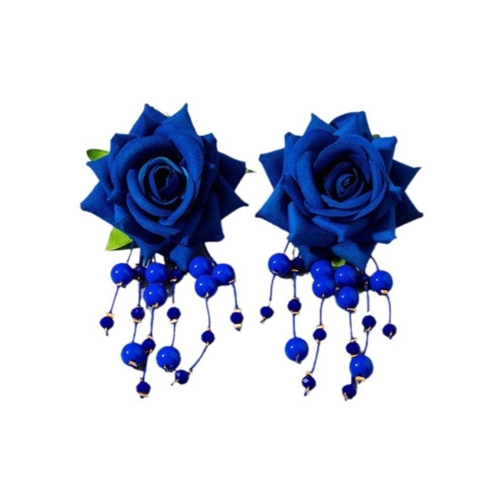 Beads Tassel Faux Rose Earrings Bohemian Style Drop Earrings Fashion Women Jewelry Daily темно-синий
Beads Tassel Faux Rose Earrings Bohemian Style Drop Earrings Fashion Women Jewelry Daily темно-синий