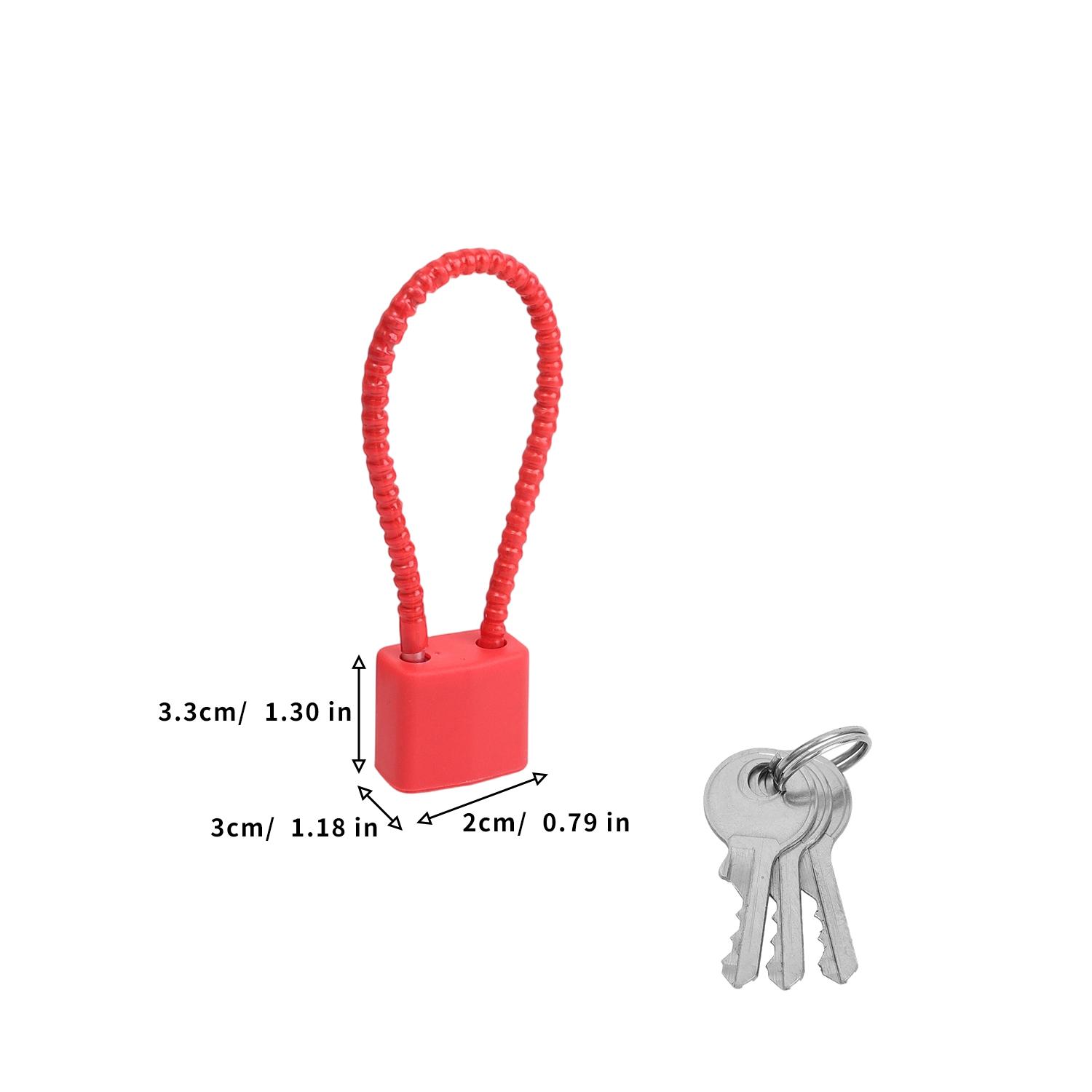 20/38cm Steel Cable Padlock Portable Multifunctional Cable Shot Padlock Key Flexible Padlock Equipped with Keys Suitcase Locks
20/38cm Steel Cable Padlock Portable Multifunctional Cable Shot Padlock Key Flexible Padlock Equipped with Keys Suitcase Locks