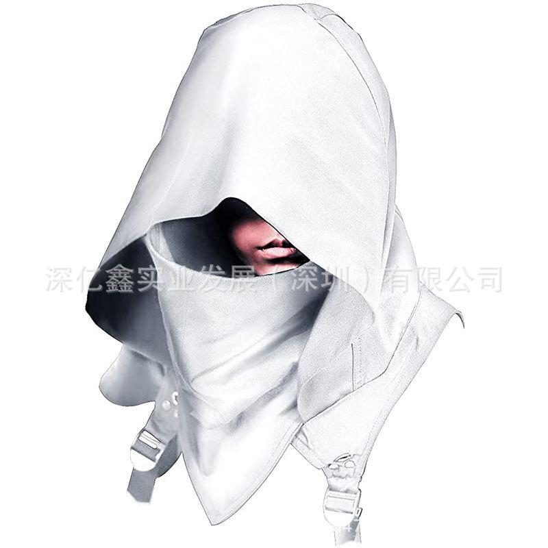 Cyberpunk Medieval Halloween Cosplay Hooded Cloak Hat One Size белый
Cyberpunk Medieval Halloween Cosplay Hooded Cloak Hat One Size белый