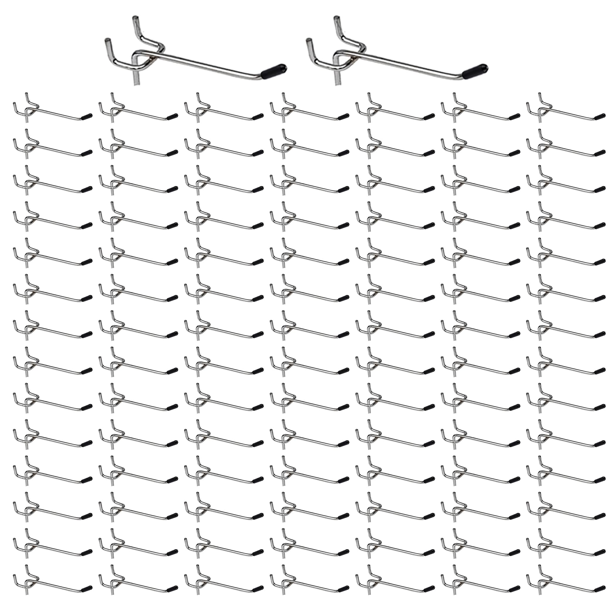 nullie Perforated Board Hooks, Approx. 7cm Length, 25mm Hole Pitch, Set of 100
nullie Perforated Board Hooks, Approx. 7cm Length, 25mm Hole Pitch, Set of 100