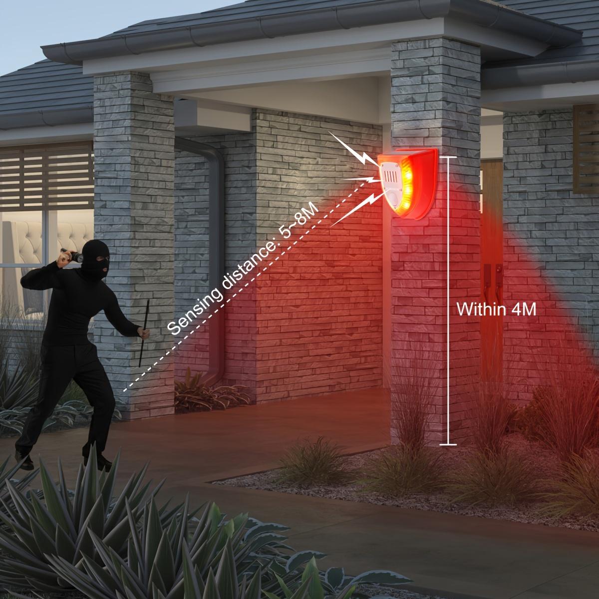 Solar Security Alarm Lights Strobe Warning Lamp With Motion Sensor Dog Barking Sound Light For Outdoor Farm Barn Villa Yard
Solar Security Alarm Lights Strobe Warning Lamp With Motion Sensor Dog Barking Sound Light For Outdoor Farm Barn Villa Yard