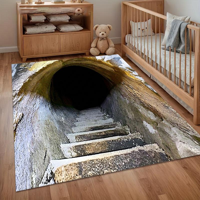 A Black Hole Entrance Design Floor Mat for Home Decoration Rug of Living Room Bedrooms and Bathrooms Anti Slip Easy Clean Carpet 40cm x 60cm
A Black Hole Entrance Design Floor Mat for Home Decoration Rug of Living Room Bedrooms and Bathrooms Anti Slip Easy Clean Carpet 40cm x 60cm
