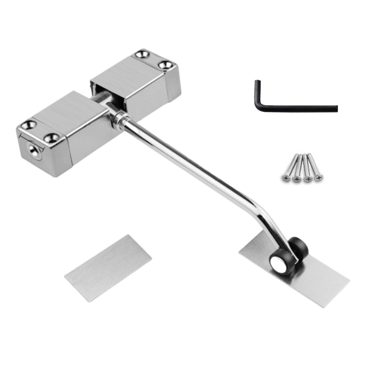 Самозакрывающийся дверной механизм Сверхмощный пружинный доводчик двери Регулируемое натяжение Дверной доводчик для внутреннего/наружного использования серебряный
Самозакрывающийся дверной механизм Сверхмощный пружинный доводчик двери Регулируемое натяжение Дверной доводчик для внутреннего/наружного использования серебряный