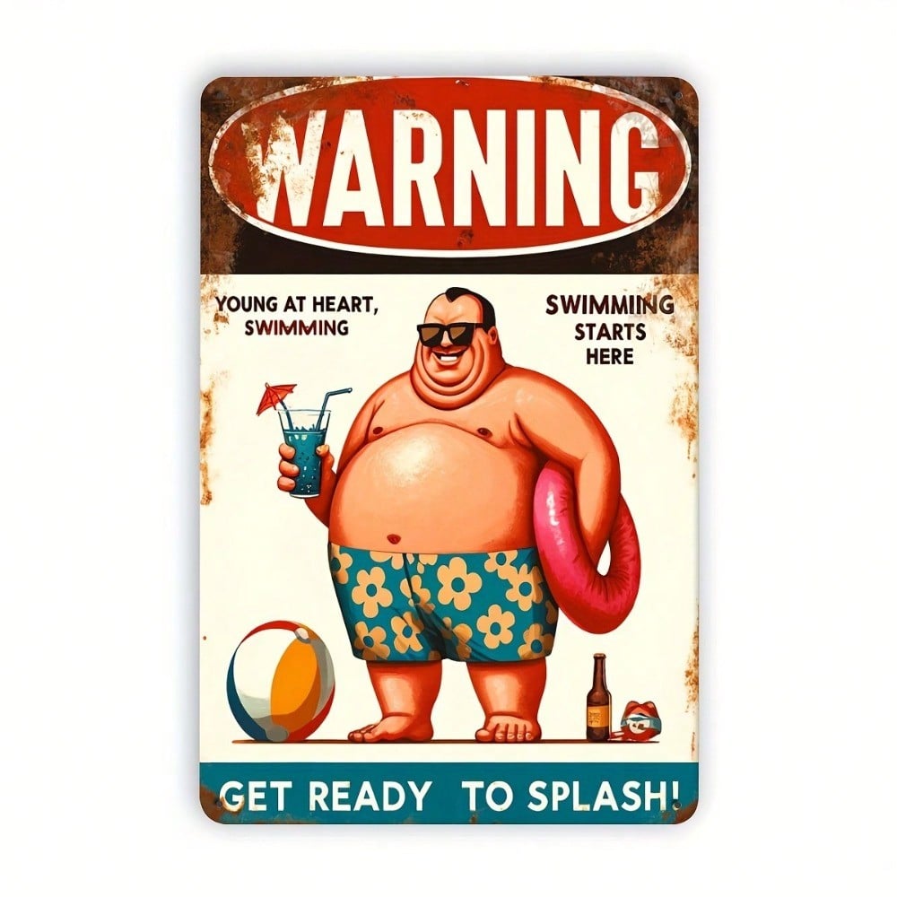 Vintage Tin Sign Wall Art Rustic Metal Decor 8x12 Inch Bar Cafe Man Cave Garage Home Humor Warning Sign Weatherproof Durable різнокольоровий
Vintage Tin Sign Wall Art Rustic Metal Decor 8x12 Inch Bar Cafe Man Cave Garage Home Humor Warning Sign Weatherproof Durable різнокольоровий