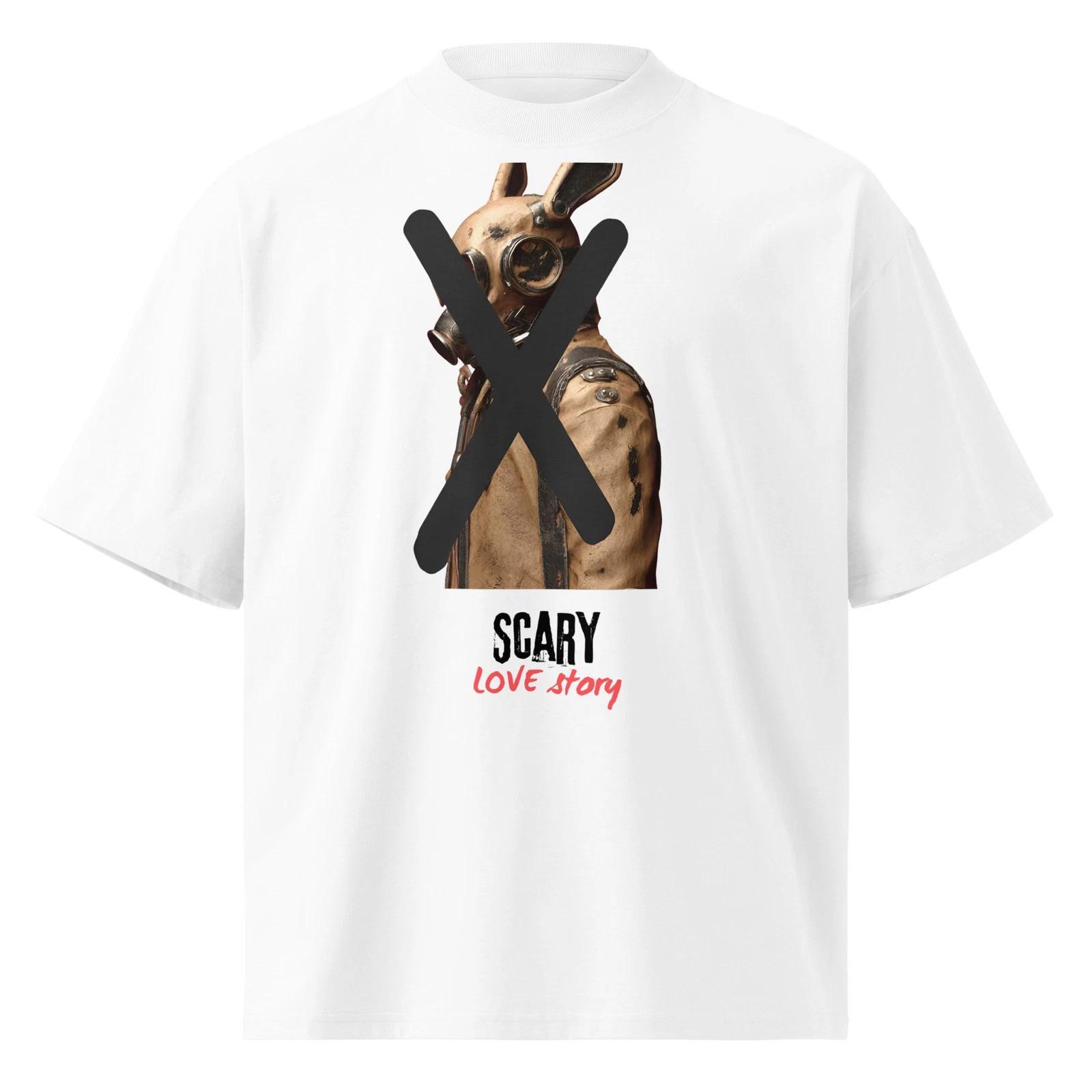 Scary Love Story | Unisex Organic Oversized High Neck T shirt | Dark Streetwear XL
Scary Love Story | Unisex Organic Oversized High Neck T shirt | Dark Streetwear XL