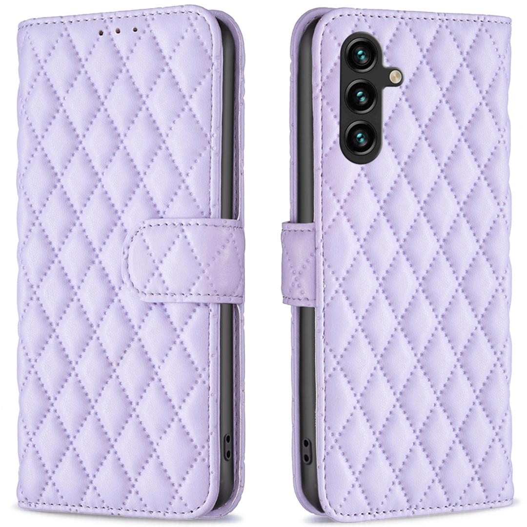 BINFEN COLOR BF Style-14 For Samsung Galaxy A16 5G/A16 4G Case Rhombus Leather Phone Wallet Cover Purple
BINFEN COLOR BF Style-14 For Samsung Galaxy A16 5G/A16 4G Case Rhombus Leather Phone Wallet Cover Purple