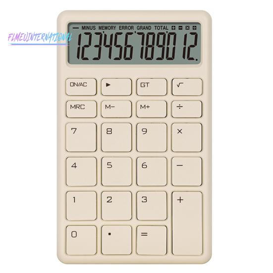 Офисный калькулятор, ЖК-дисплей, чувствительные кнопки, работающий от батареи, 12-значный математический электронный калькулятор, товары для дома белый
Офисный калькулятор, ЖК-дисплей, чувствительные кнопки, работающий от батареи, 12-значный математический электронный калькулятор, товары для дома белый