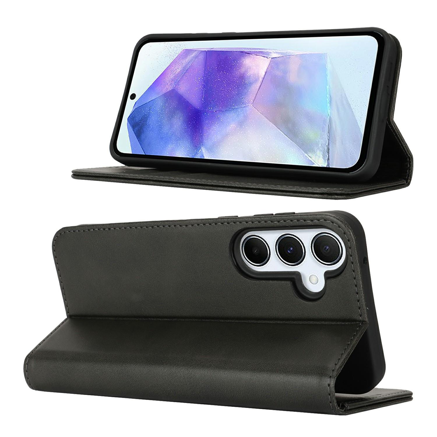 For Samsung Galaxy S24 FE Case PU Leather Calf Textured Magnetic Closing Smart Phone Cover Black
For Samsung Galaxy S24 FE Case PU Leather Calf Textured Magnetic Closing Smart Phone Cover Black